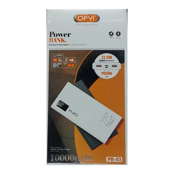 پاور بانک 10000 OFYI مدل PB-03