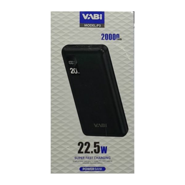 پاور بانک 20000 VABI مدل P3
