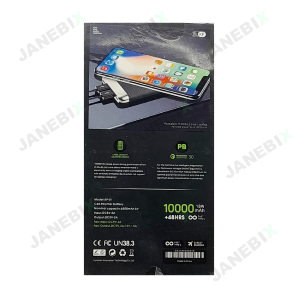 پاور بانک 10000 KP مدل  KP-01