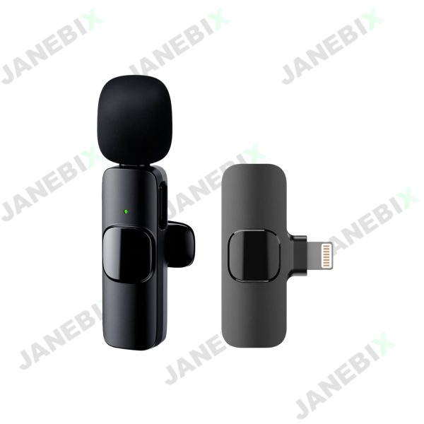 میکروفن یقه ای بی سیم مدل K9 Dual Type-C با تبدیل Lightning