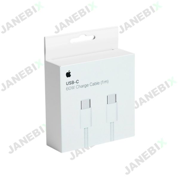 کابل شارژ دو سر تایپ سی 60 وات اصلی اپل 1 متر Apple USB-C 60W Charge Cable A2795