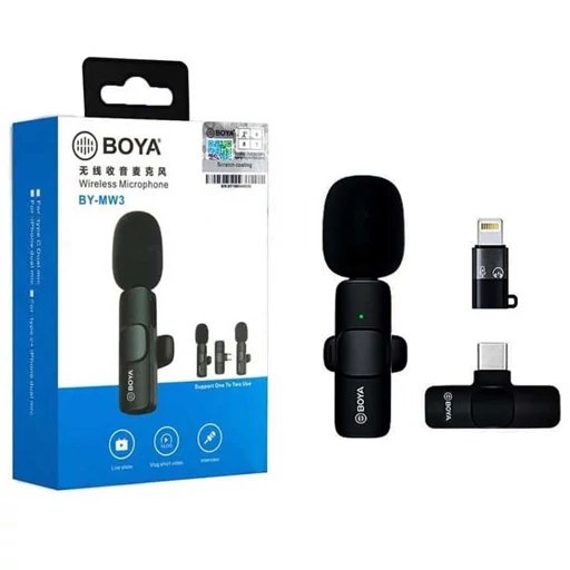 میکروفن وایرلس تک میکروفن BOYA مدل BY-MW3