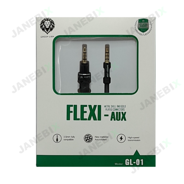 کابل آکس GREEN LION مدل 90 درجه GL-01 SILVER